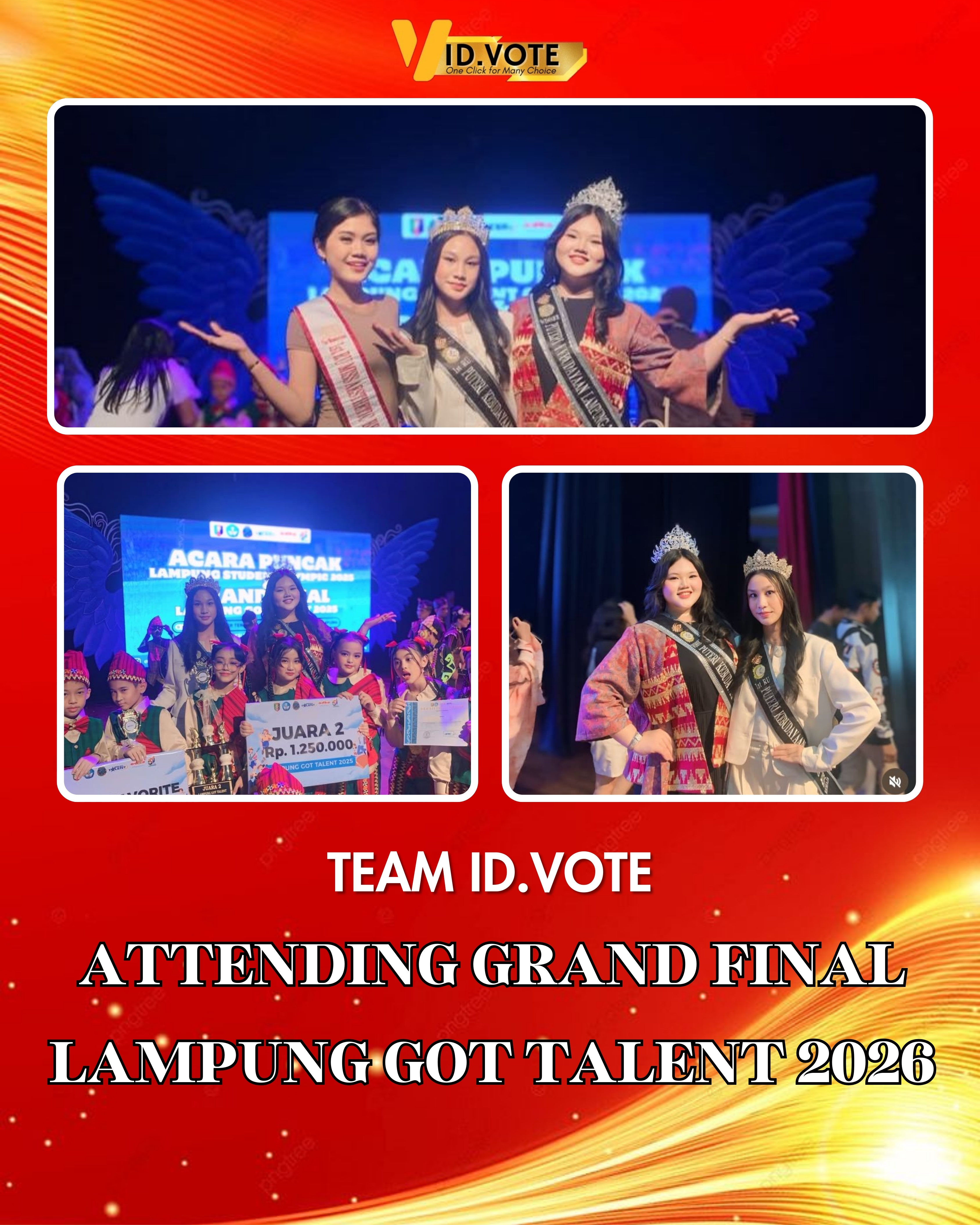 TEAM ID VOTE ATTENDING GRAND FINAL LAMPUNG GOT TALENT 2026