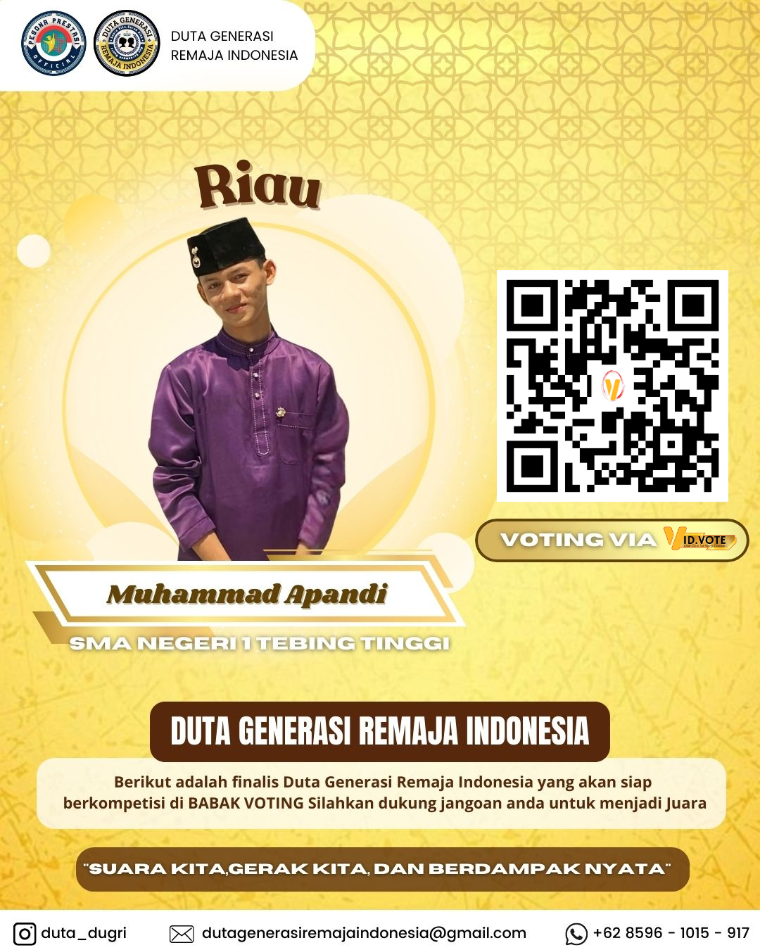 Poster acara 