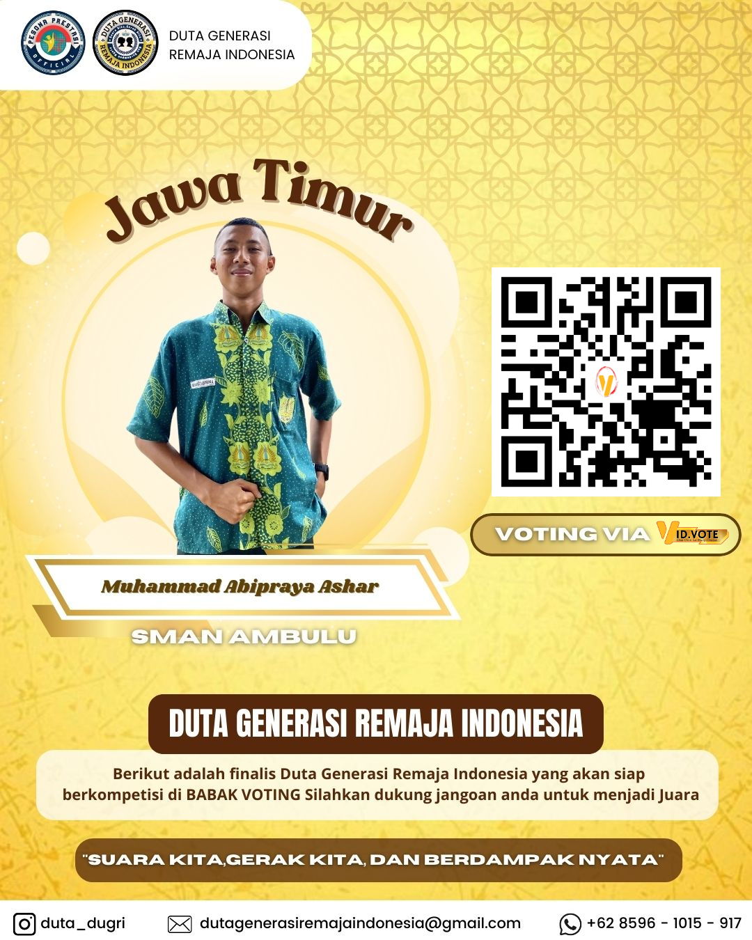 Poster acara 