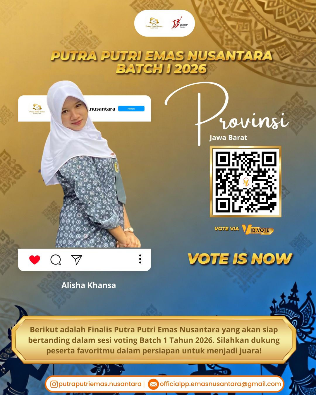 Poster acara 