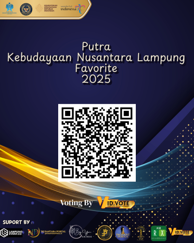 KATEGORI PUTRA KEBUDAYAAN NUSANTARA LAMPUNG FAVORITE 2025