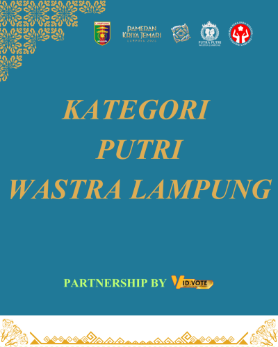 KATGEORI PUTRI WASTRA LAMPUNG